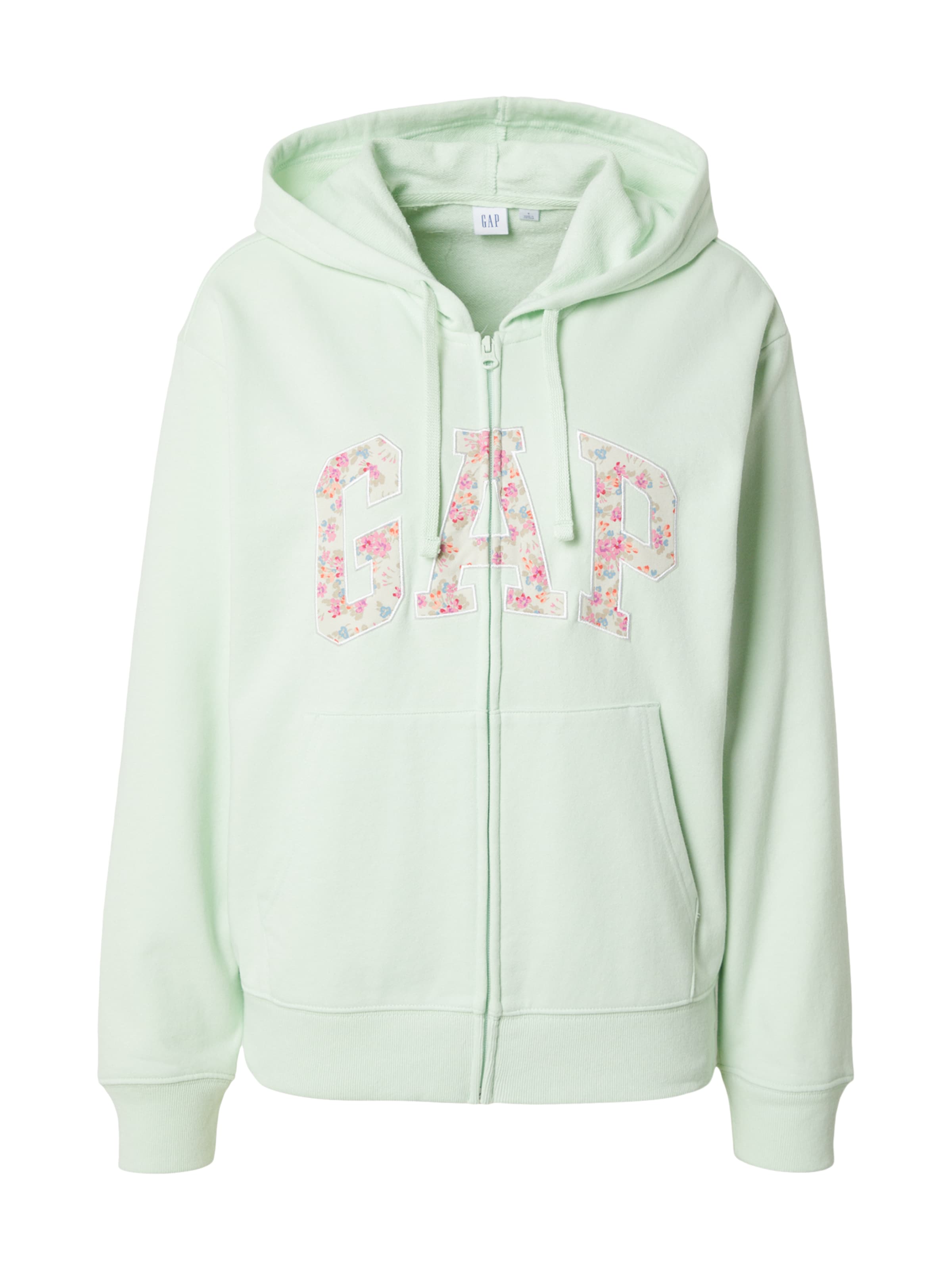 GAP Sweatjacke 'HERITAGE' in Grün: Vorderseite