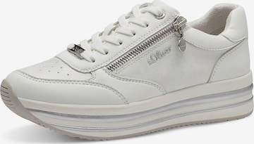 s.Oliver Sneakers laag in Wit: voorkant