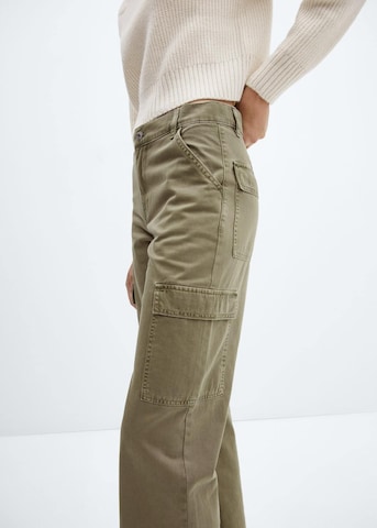 MANGO Regular Jeans 'Newcargo' in Groen