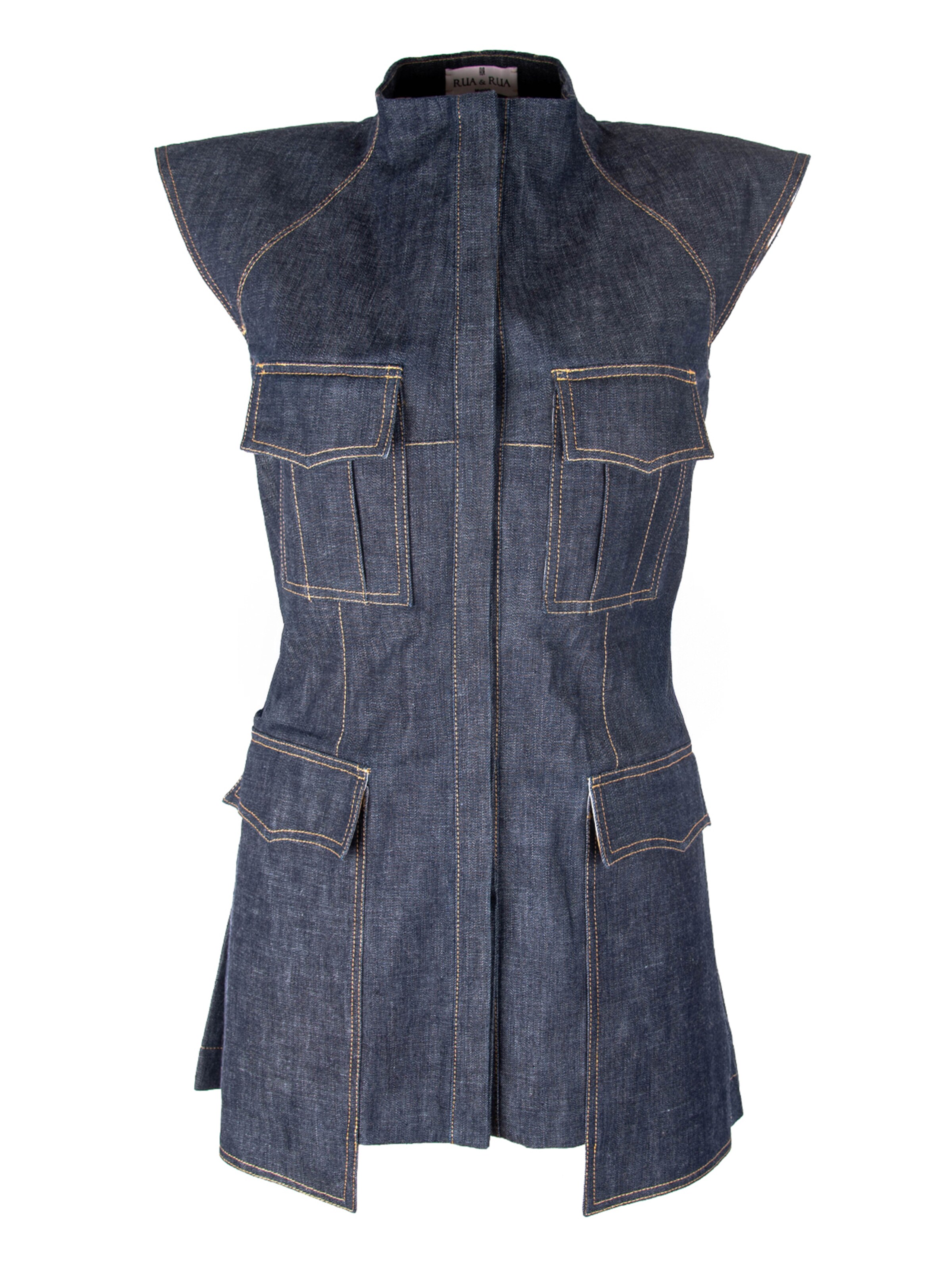 Rua & Rua Vest in Blue