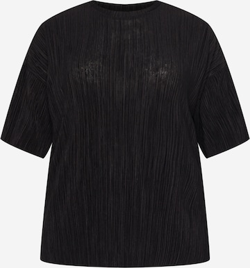 Vero Moda Curve Shirt 'CARI' in Zwart: voorkant