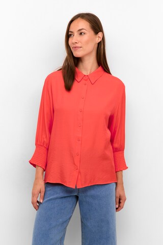 Cream Blouse 'Nola' in Oranje: voorkant