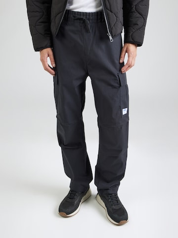 HUGO Loosefit Hose 'Gadic242' in Schwarz: Vorderseite