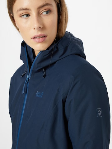 JACK WOLFSKIN Outdoor Jacket 'Argon Storm' in Blue