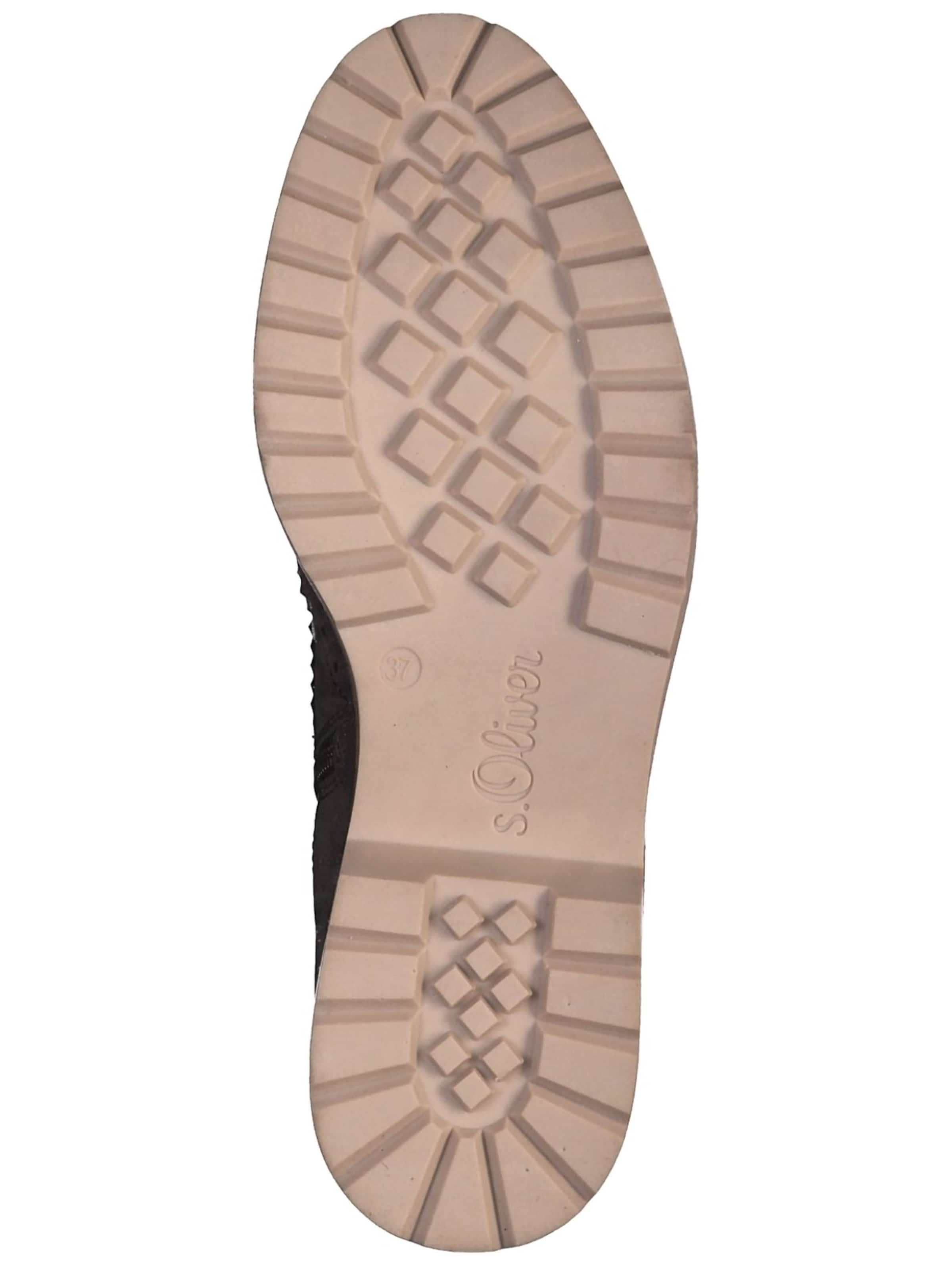 s.Oliver Lace-up bootie in Grey