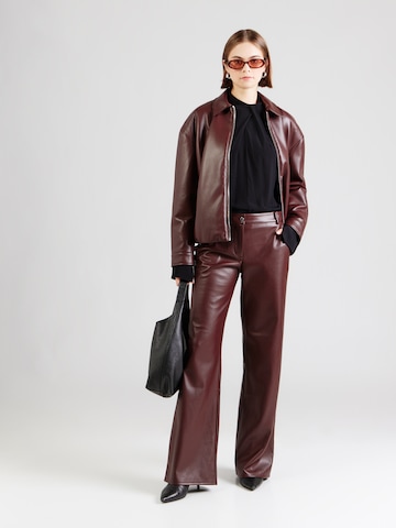 PATRIZIA PEPE - Pierna ancha Pantalón en marrón