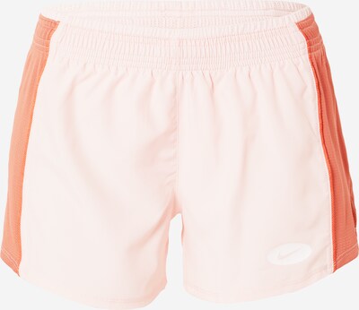 Pantaloni sport NIKE pe maro ruginiu / portocaliu pastel / alb, Vizualizare produs
