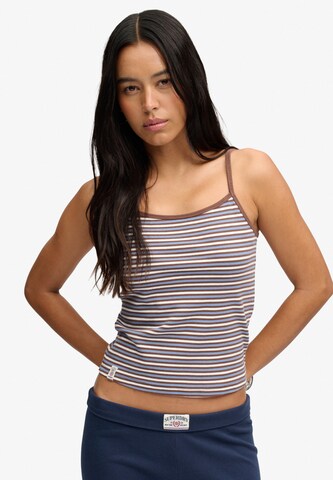 Haut Superdry & Co en marron : devant