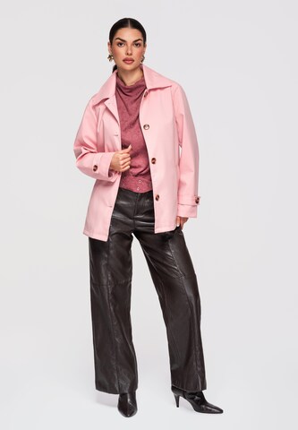 Manteau mi-saison 'OW-COLC-0114' Ombre en rose