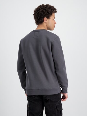 ALPHA INDUSTRIES Sweatshirt i grå