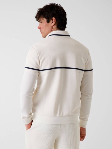 GUESS Sweatjacke in Beige