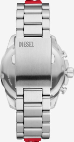 DIESEL Analoguhr in Silber