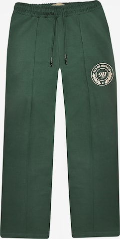 Pantaloni 'REVON' di Pas De Monaco in verde: frontale