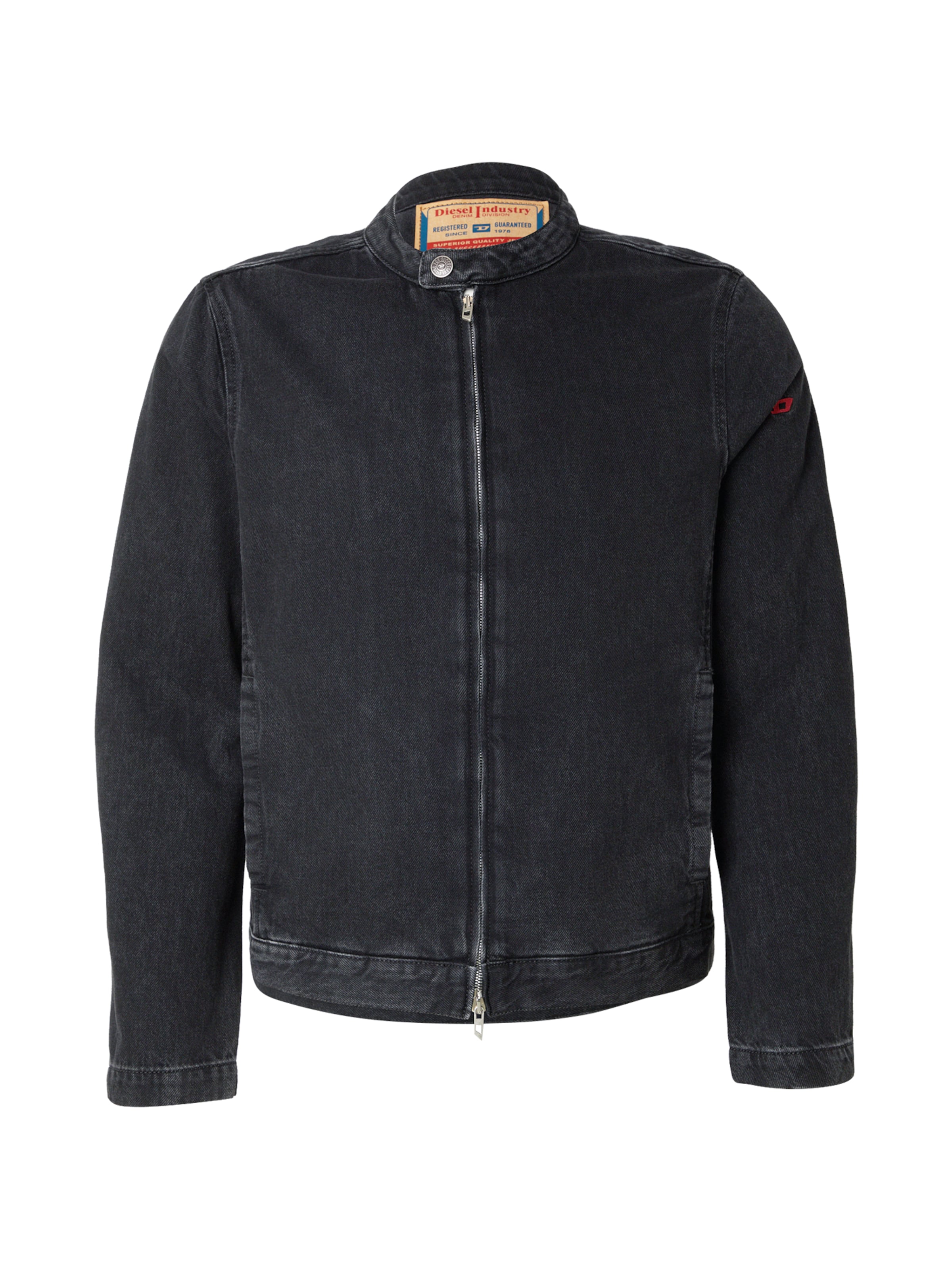 DIESEL Between-Season Jacket 'D-GLORY' in Black: front