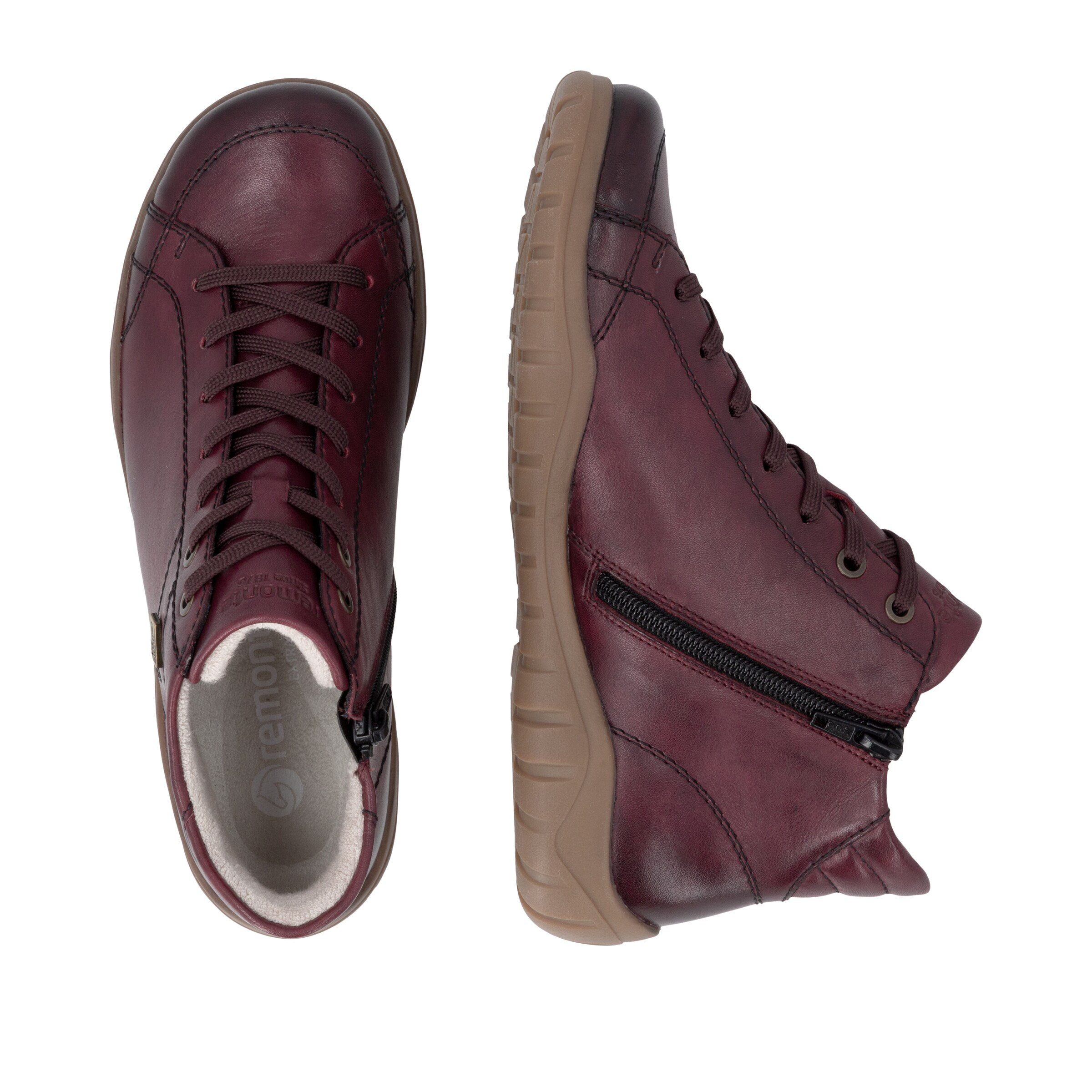 REMONTE Schnürstiefelette in Rot