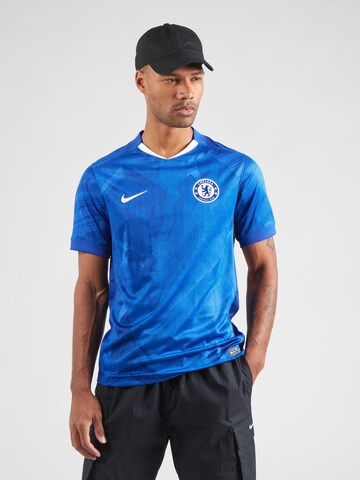 NIKE Функциональная футболка в Синий: спереди