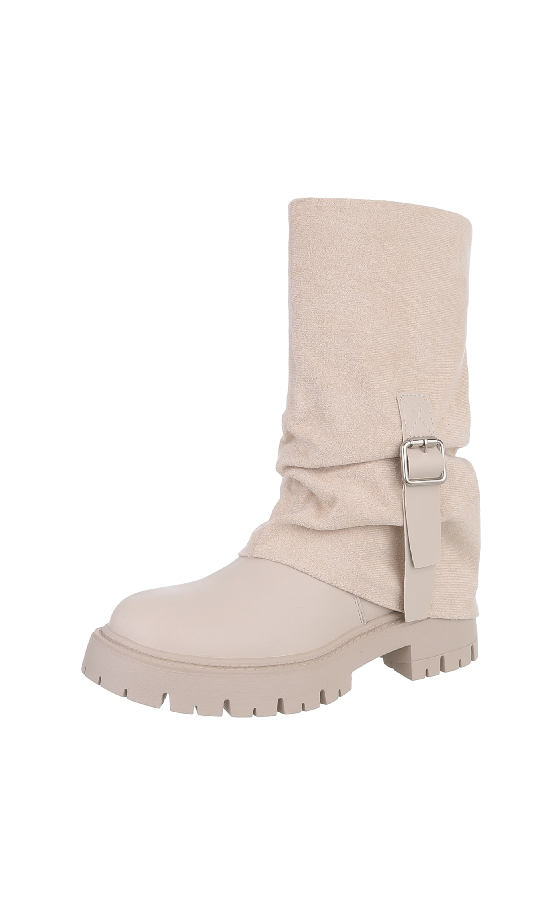 Ital-Design Boots in Beige: front