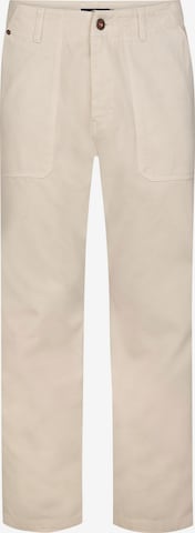 Petrol Industries Regular Chinohousut värissä valkoinen: etupuoli