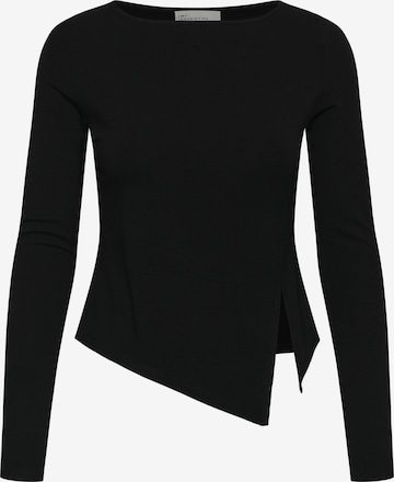 My Essential Wardrobe - Blusa 'Nupti ' en negro: frente