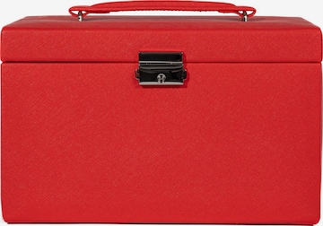 Friedrich23 Jewelry storage 'JOLIE Schmuckkästchen - Kreuznarben Optik' in Red: front