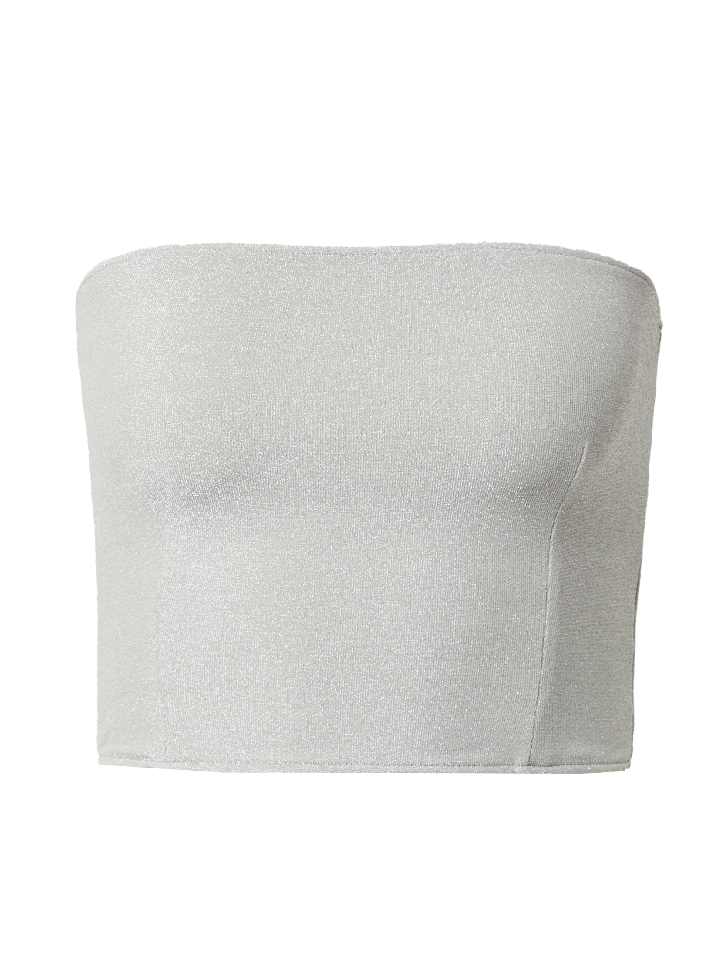 Monki Top in Grijs: voorkant