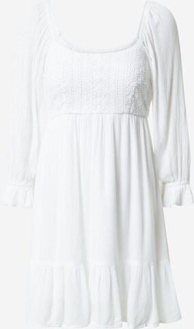 Robe 'EMEA' HOLLISTER en blanc : devant