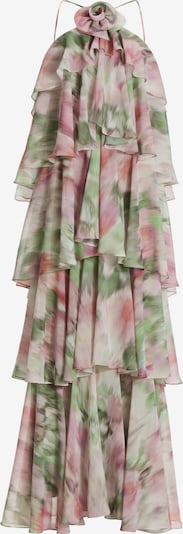 Vakarinė suknelė iš SWING, spalva – žalia / rožinė / ryškiai rožinė spalva / balkšva, Prekių apžvalga