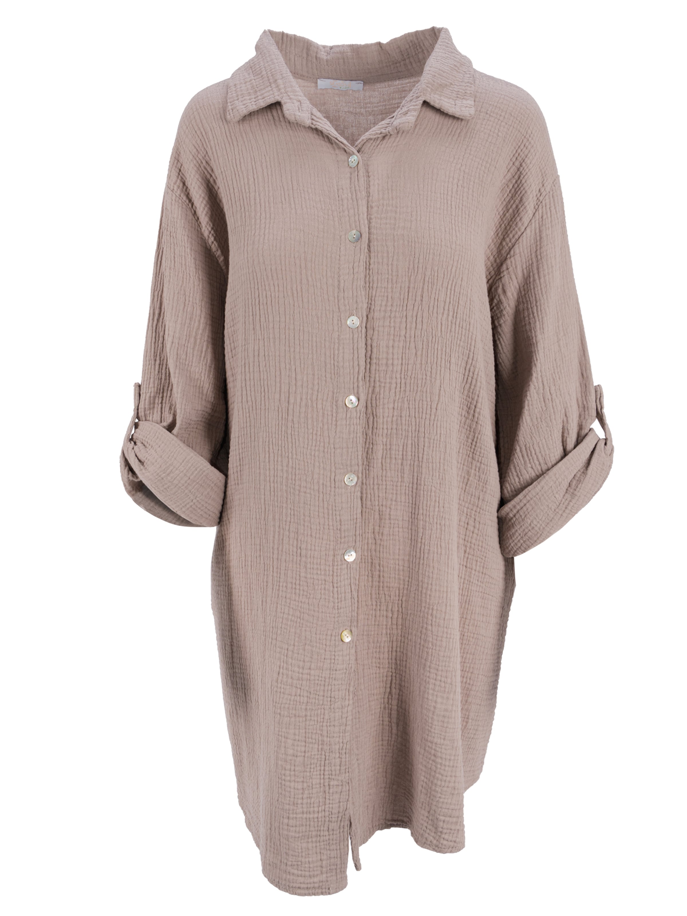 Seasons of April Blouse 'Jessy' in Grijs: voorkant