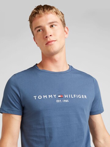 TOMMY HILFIGER Regular fit Μπλουζάκι σε μπλε