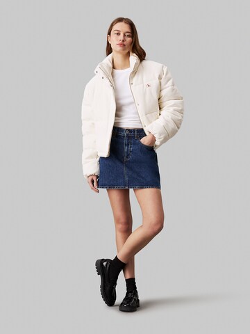 Calvin Klein Jeans Übergangsjacke in Weiß