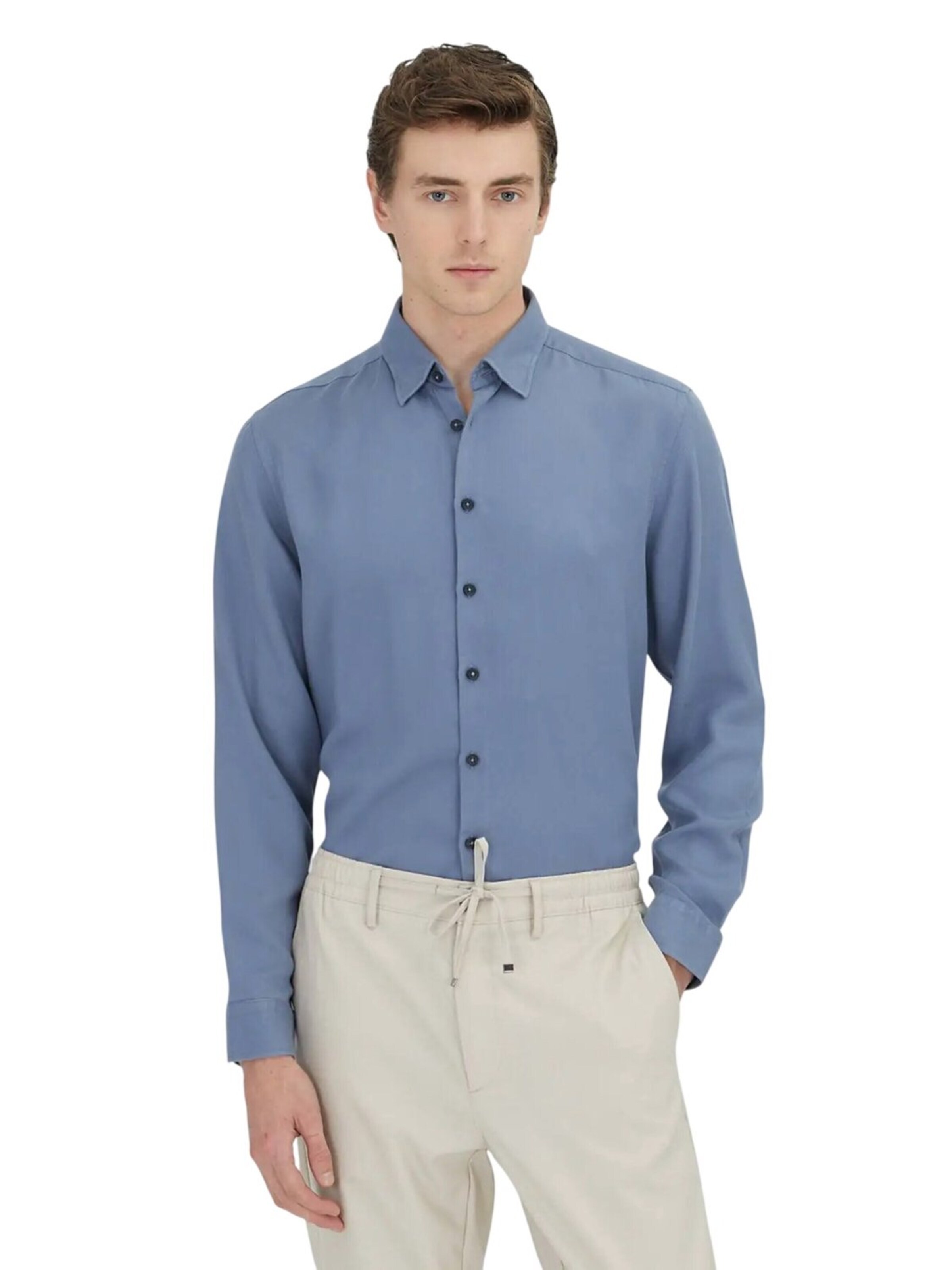 KİP Regular fit Button Up Shirt in Blue