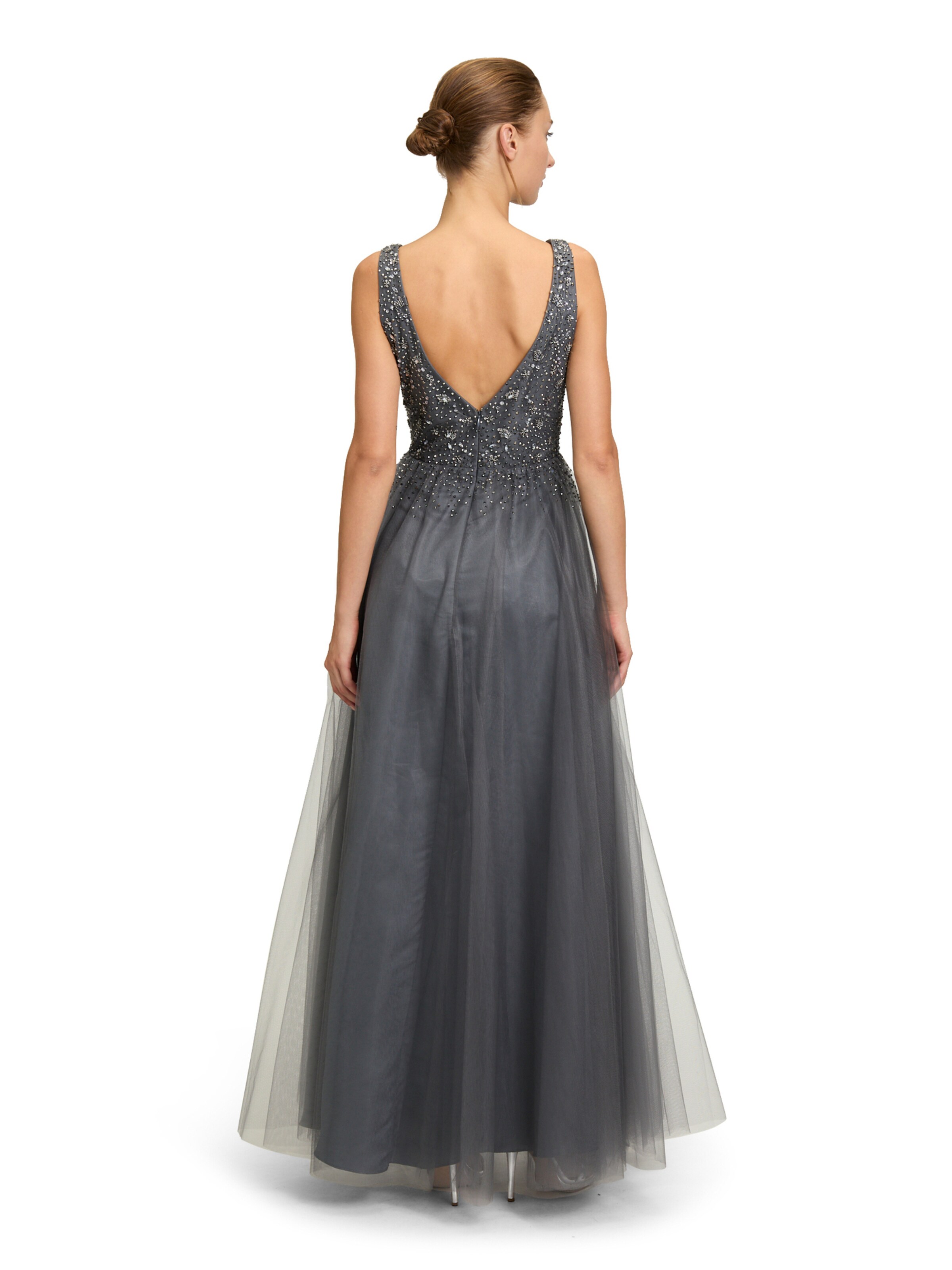 Robe de soirée Vera Mont en gris
