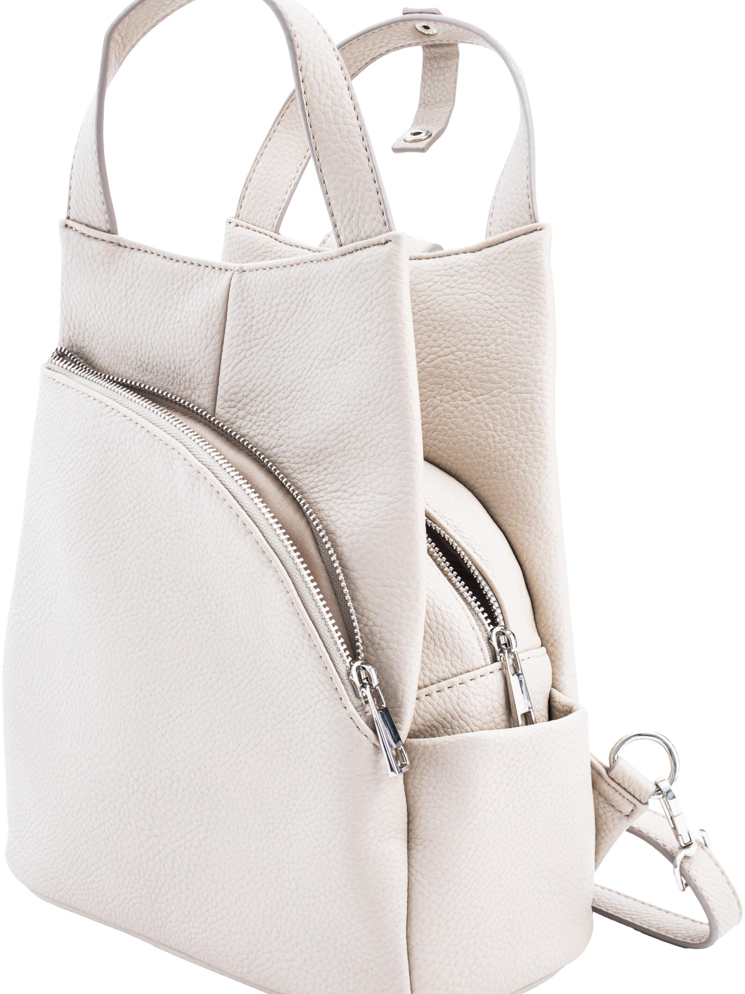 COLLEZIONE ALESSANDRO Backpack 'München' in Beige