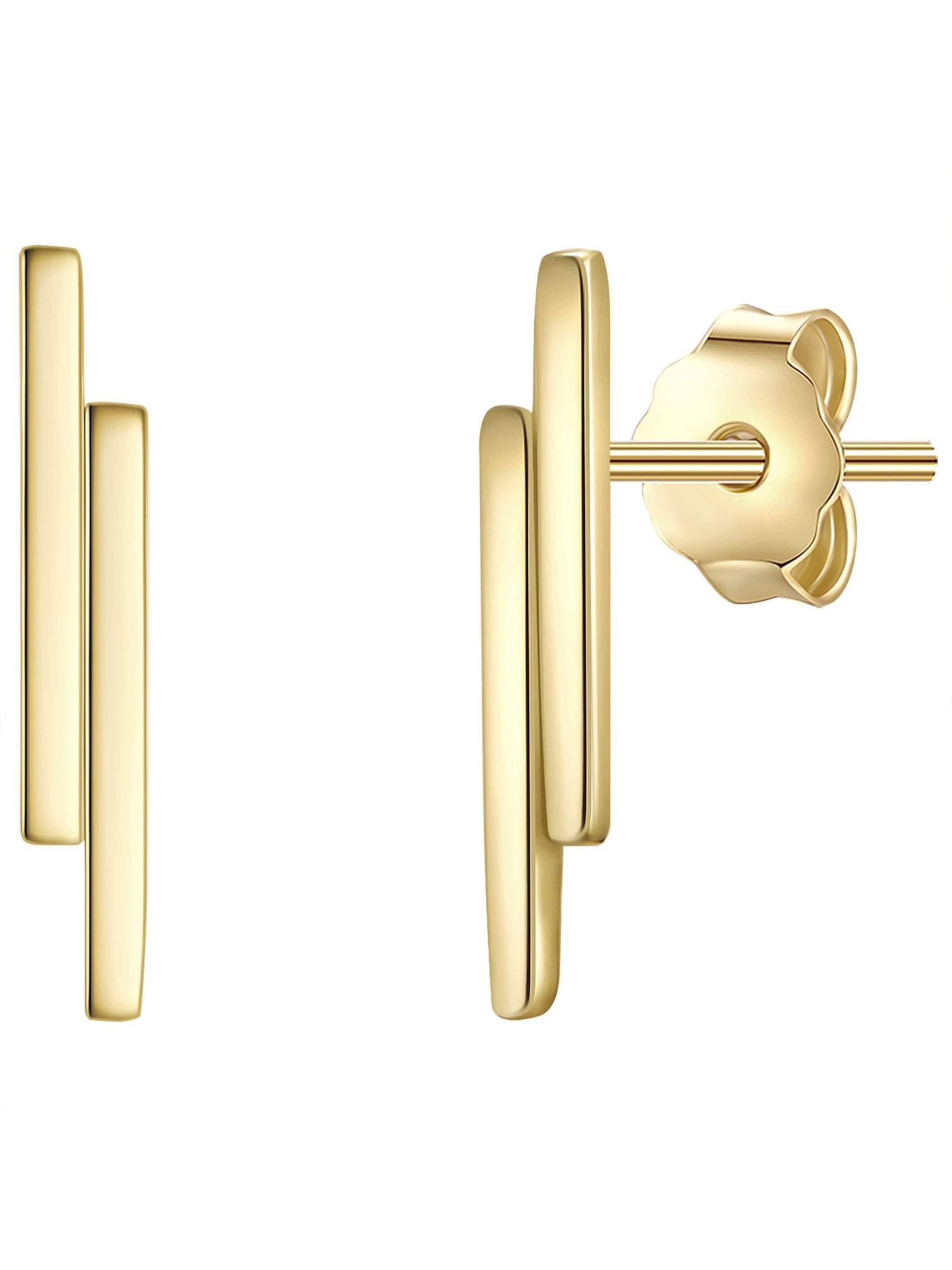 Boucles d'oreilles Glanzstücke München en or : devant