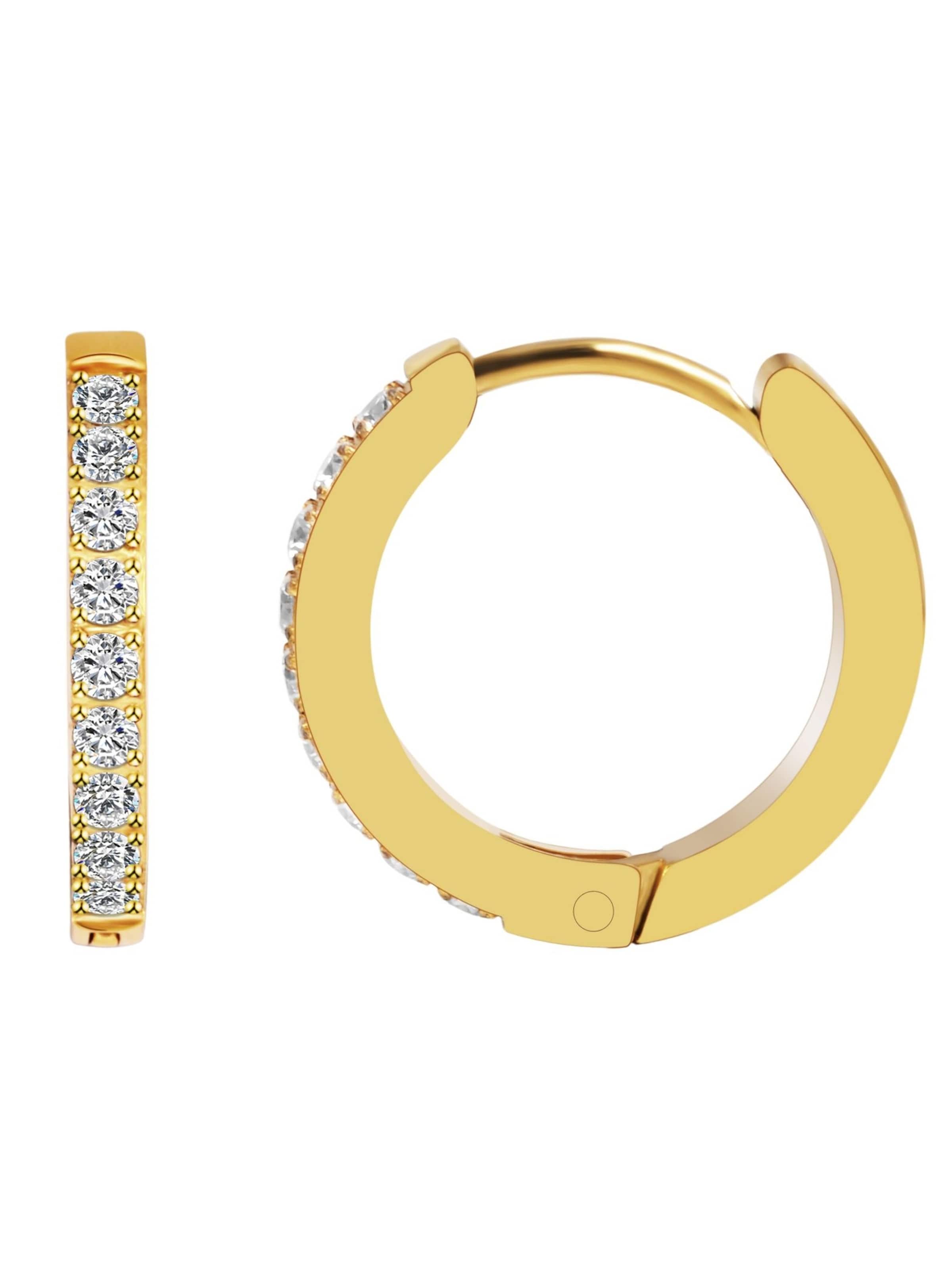 Akzent Earrings 'Sina, langlebig' in Gold