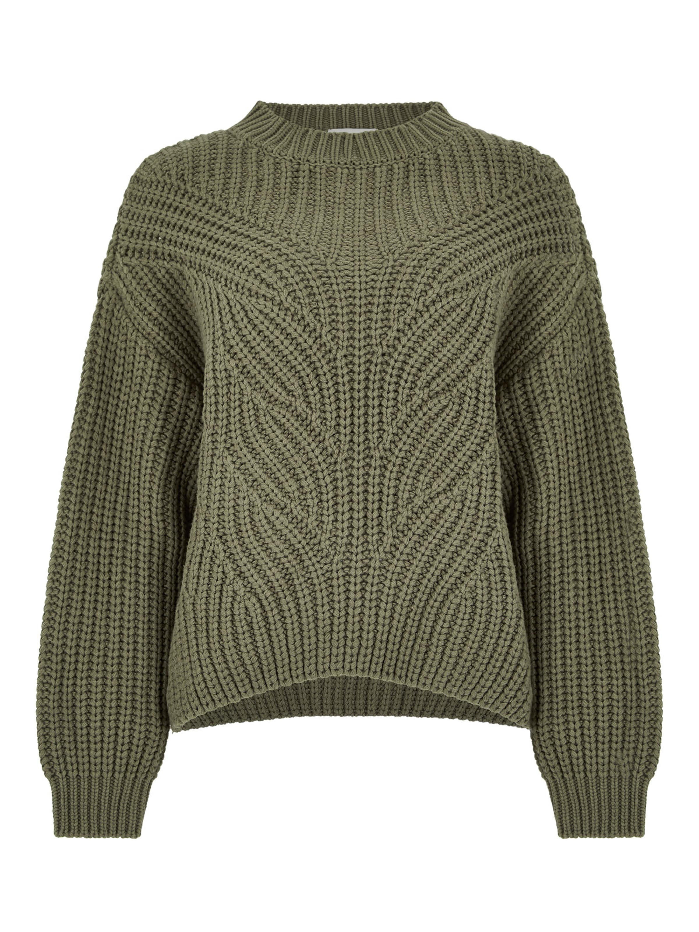 Apricot Chunky Cable Knit Jumper ' ' in khaki, Produktansicht