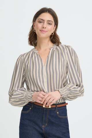 Fransa Bluse 'FRKAMILIA' in Blau: Vorderseite