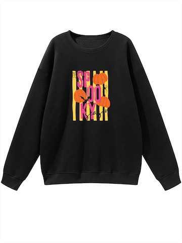 GORHEY Sweatshirt in Schwarz: Vorderseite