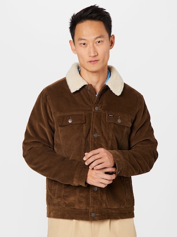 RVCA Between-Season Jacket 'WAYLON' in Brown: front