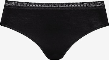 Mey Slip 'Modal Lace' in Zwart: voorkant