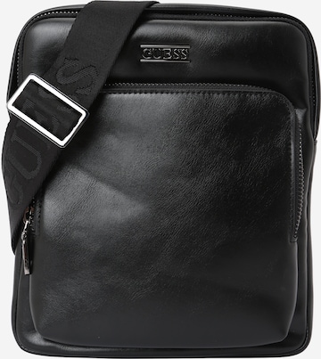 GUESS Сумка через плечо 'BOSTON CROSSBODY FLAT' в Черный: спереди