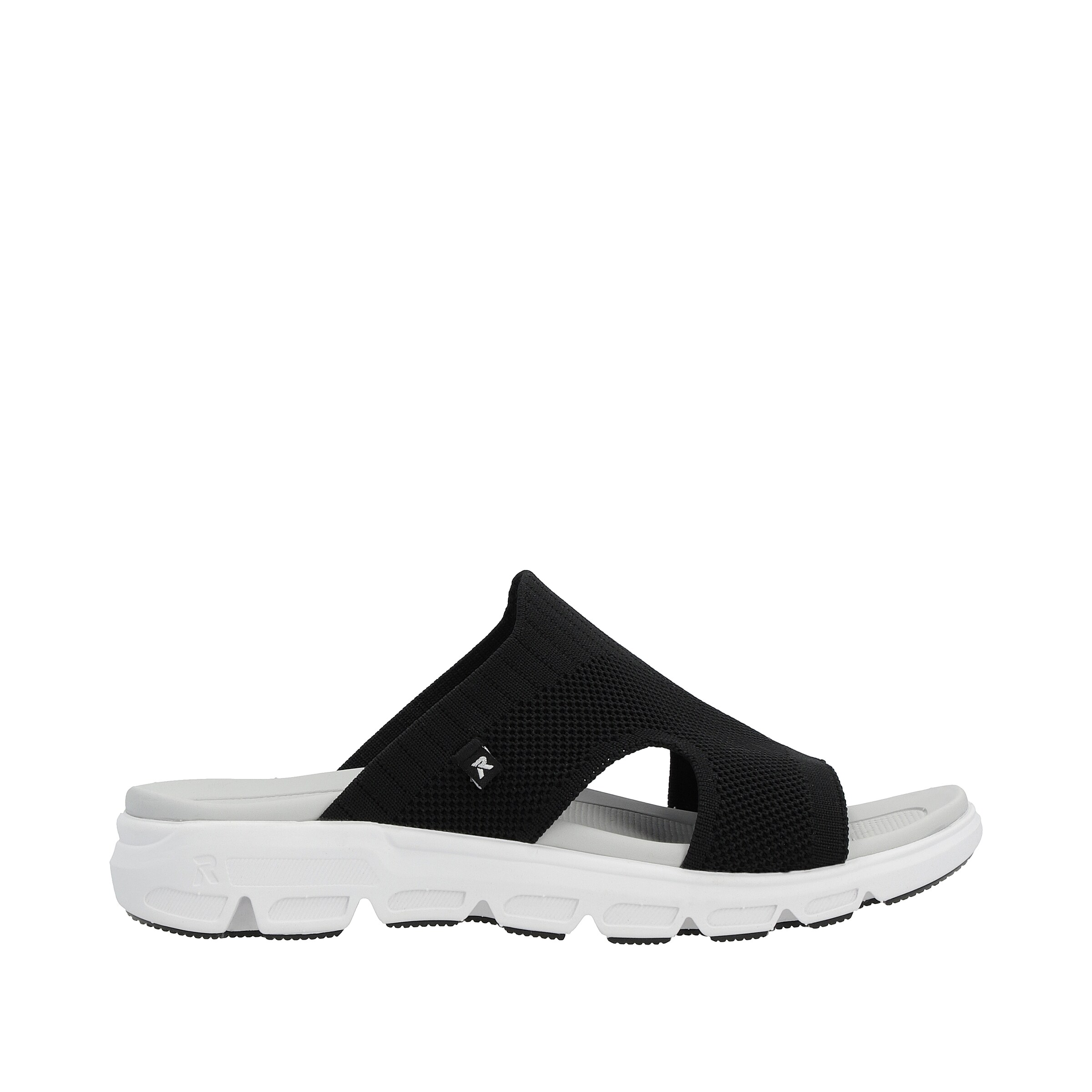 Rieker Sport Pantolette in Schwarz