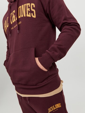 JACK & JONES Sweatshirt 'JJEJosh' in Red