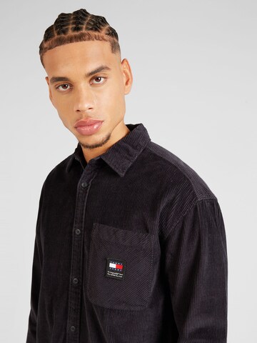 Tommy Jeans Comfort Fit Hemd in Schwarz