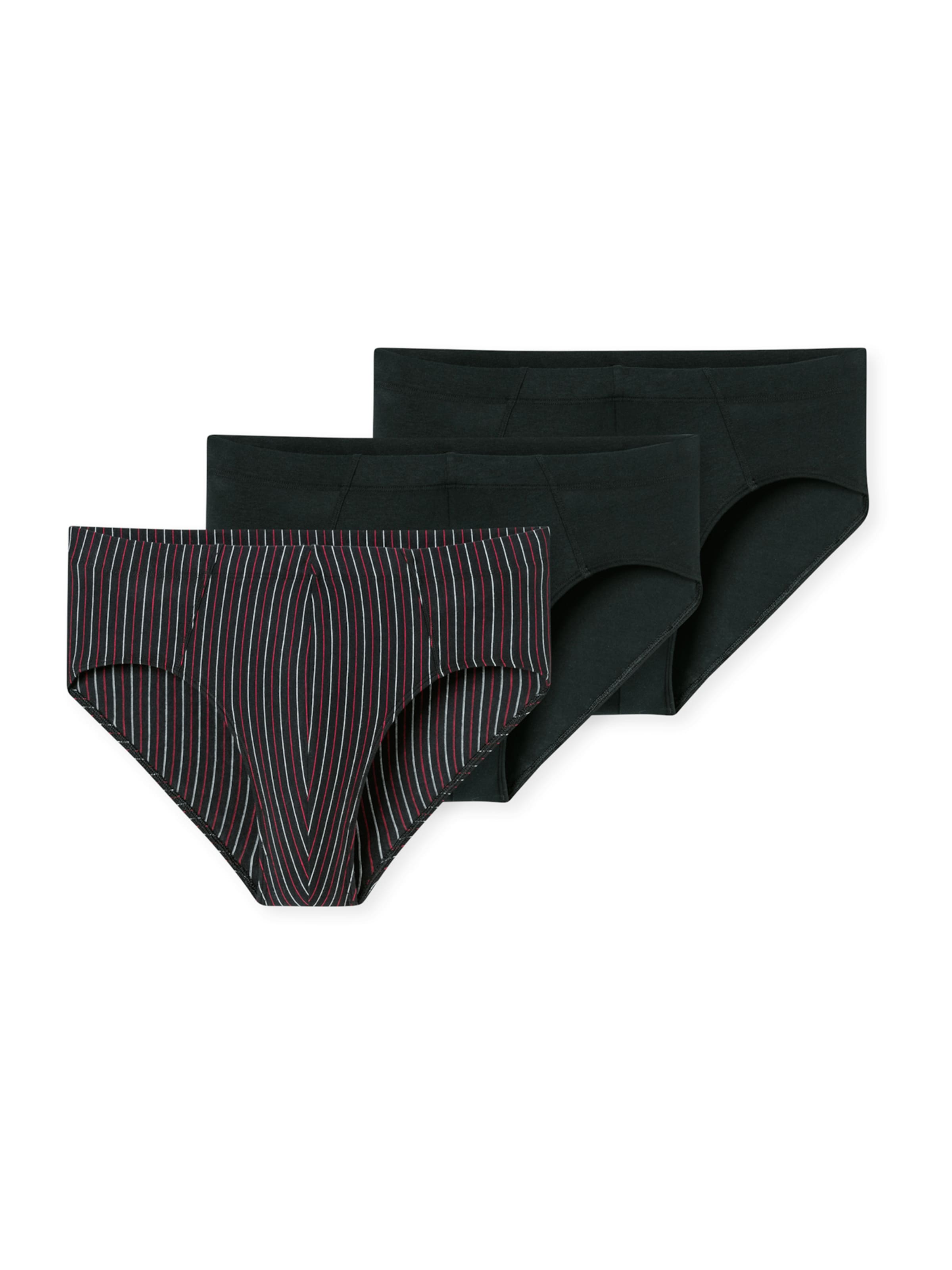 SCHIESSER Slipy '95/5' – černá: přední strana