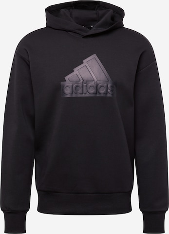 ADIDAS SPORTSWEAR Athletic Sweatshirt 'Future Icons Badge Of Sport' in Black: front