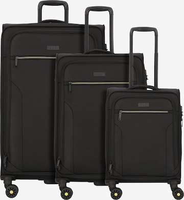 Ensemble de bagages 'Travel Line 9704 ' D&N en noir : devant