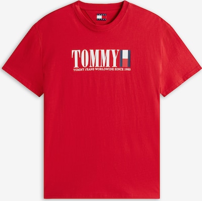 Marškinėliai iš Tommy Jeans, spalva – tamsiai mėlyna / raudona / balta, Prekių apžvalga