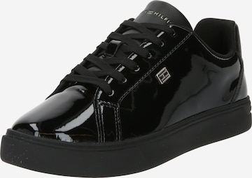 TOMMY HILFIGER - Zapatillas deportivas bajas 'Essential Court' en negro: frente