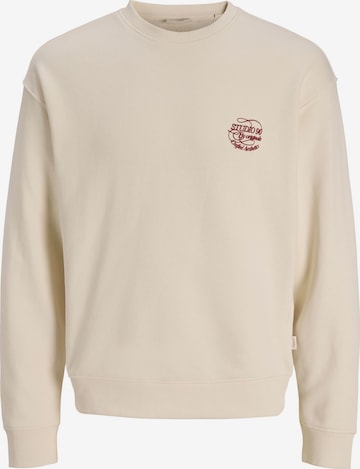 JACK & JONES Sweatshirt i beige: forside